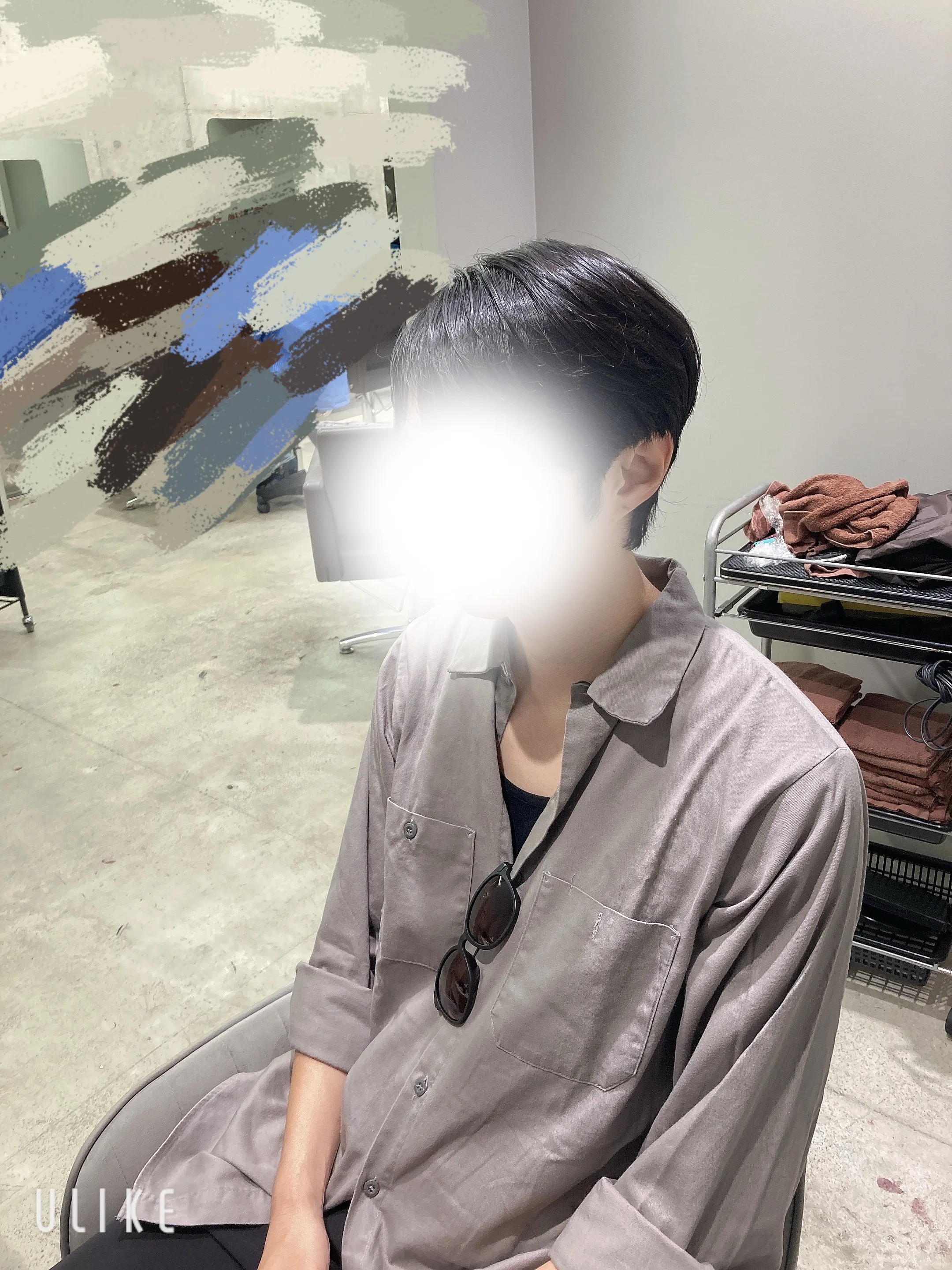  ストパーかけました^ ^